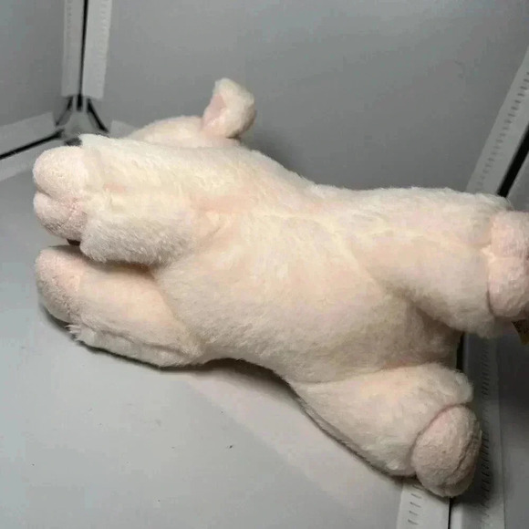 MIYONI BY AURORA 9" Pink Pig Plush Soft Stuffed Animal Beanbag Toy Blush - Picture 7 of 7